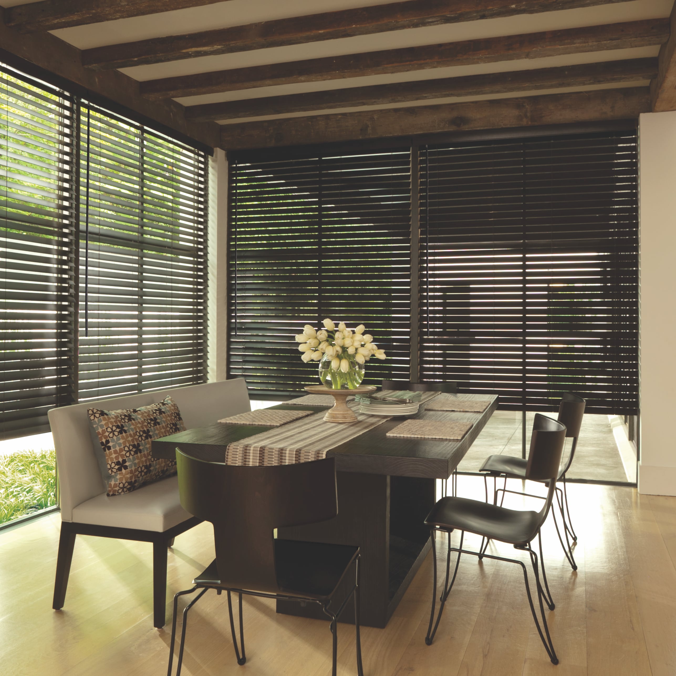 Wood shades on sale for windows